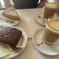 Unreal vegan 🌱 cakes & coffee   at Fava Mercearia Café in Lagos