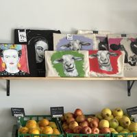 Love Animal art work   at Fava Mercearia Café in Lagos