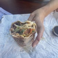 Vegan burrito  at The Surfin Burrito in Cancun