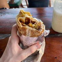 Burrito😋  at The Surfin Burrito in Cancun