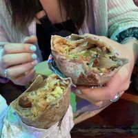 Sooo good, so big   at The Surfin Burrito in Cancun