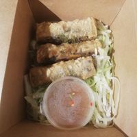 Vietnamese spring roll at Cheungs Vegan Kitchen in Bristol