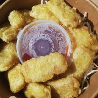 Sweet and sour chick balls at Cheungs Vegan Kitchen in Bristol