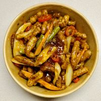 Crispy chilli ‘beef’   at Cheungs Vegan Kitchen in Bristol