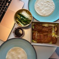 Crispy Vegan Duck with Pancakes at Cheungs Vegan Kitchen in Bristol