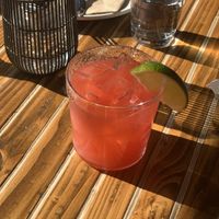 Blood Orange Margarita at Barrio in Seattle