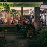 Max Pett from the outside. at Max Pett in Munich