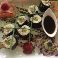 Raw Vegan Sushi - so good!  at Max Pett in Munich