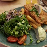 schnitzel at Max Pett in Munich