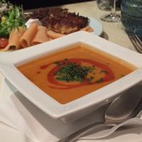 Best soup I have ever had (vegan pepper) at Max Pett in Munich