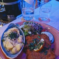 Soy schnitzel! at Max Pett in Munich