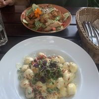 Cesar salad and Gnocchi   at Max Pett in Munich