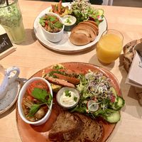 English breakfast regular & GF  at Max Pett in Munich