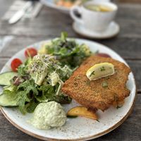 Soya schnitzel   at Max Pett in Munich