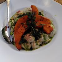Spinat-Gnocchi at Max Pett in Munich