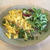 mac and cheese lunch special at Max Pett in Munich