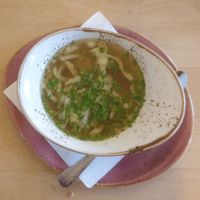 Flädlesuppe at Max Pett in Munich