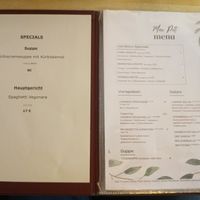 Menu 1/5 at Max Pett in Munich