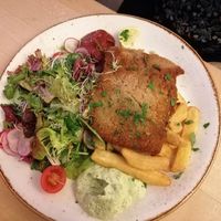 Viennese Soy Schnitzel at Max Pett in Munich