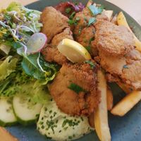 Schnitzel at Max Pett in Munich