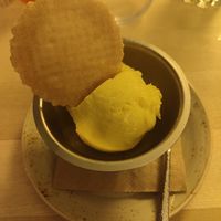 Mango ice cream at Max Pett in Munich