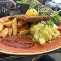Soy Schnitzel  at Max Pett in Munich