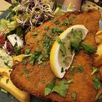 Schnitzel at Max Pett in Munich