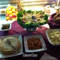 Vegan breakfast buffet (NB the whole spread was too big to fit in the picture!) at Max Pett in Munich