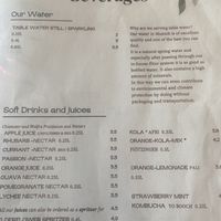 Menus Available in Englishh  at Max Pett in Munich
