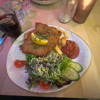 Schnitzel  at Max Pett in Munich
