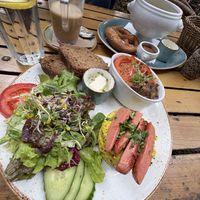 English breakfast   at Max Pett in Munich