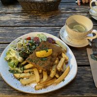 Soja-Schnitzel  at Max Pett in Munich