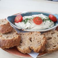 Cashew chease at Max Pett in Munich