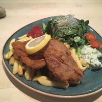 Schnitzel 😍 at Max Pett in Munich