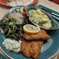 Schnitzel at Max Pett in Munich
