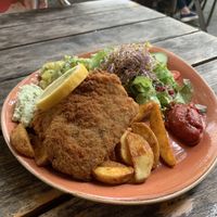 Schnitzel  at Max Pett in Munich