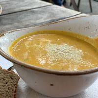 Carrot Ginger Soup  at Max Pett in Munich