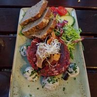 Aubergine tartar at Max Pett in Munich