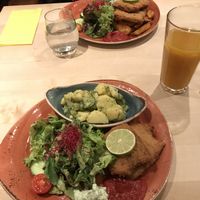 Schnitzel at Max Pett in Munich