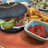 Black Beyond Burger  at Max Pett in Munich