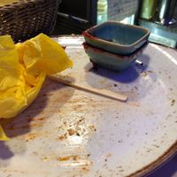 You know it’s good when this is the first time a pic crosses my mind. Remnants of a delish burger  at Max Pett in Munich