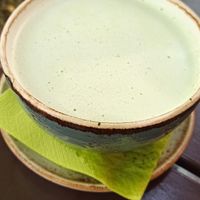 matcha latte at Max Pett in Munich