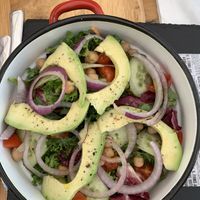 Avo salad  at Burger Gin Bar VERANDA in Tucepi