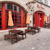 Entrance at Blue Monkey in Zurich