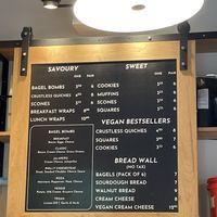 Menu  at Sidetrack in London