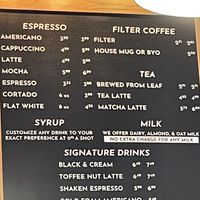 Menu  at Sidetrack in London