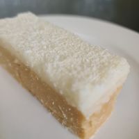 Vegan and gluten free lemon slice at Bean Smuggler in Point Cook