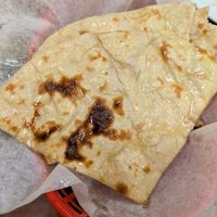 Roti with vegan butter at Taj Palace in Las Vegas