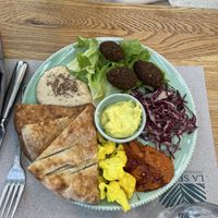 mediterranean plate. at La Serra in Lugano