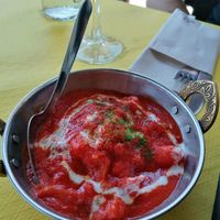 Alo gobi massalam at Taj Mahal Tandoori in Almunecar